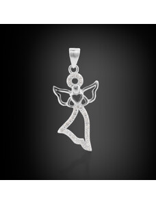 Stříbrný přívěsek Elysia ve tvaru Anděla | DG Šperky | Stříbro 925/1000