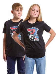 Dětské tričko Meatfly Sharky černá