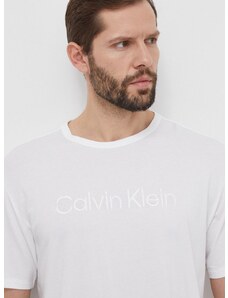 Tričko Calvin Klein Underwear bílá barva, s aplikací, 000NM2501E