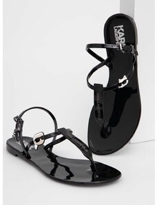 Sandály Karl Lagerfeld JELLY dámské, černá barva, KL80002N