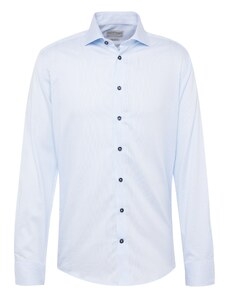 Bruun & Stengade Košile 'Woodson' pastelová modrá / bílá