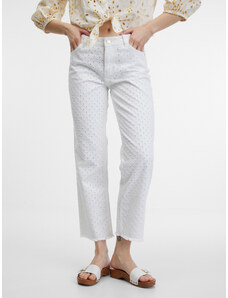 Orsay Bílé dámské kalhoty - Dámské