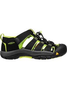 Dětské sandály Keen Newport H2 JR Black/Lime Green