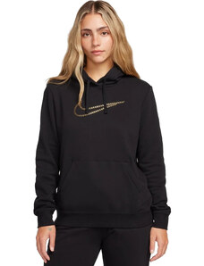 Nike sportswear club fleece hoodie BLACK