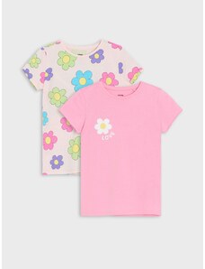 Sinsay - Sada 2 triček - růžová