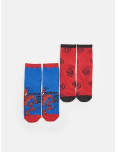 Sinsay - Sada 2 párů ponožek Spider-Man - červená