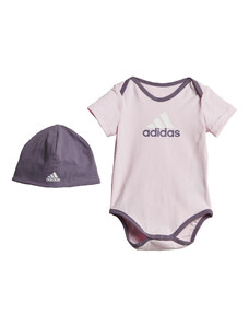 ADIDAS Dárková sada Essentials Big Logo Bodysuit and Beanie Kids