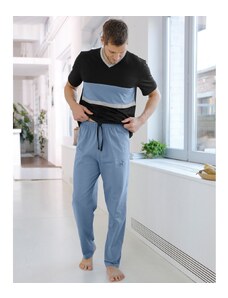 Blancheporte Pyžamové kalhoty, modré modrá 64/66