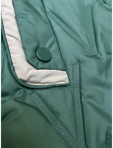 Dámská bunda v tmavě tyrkysové barvě s ozdobným prošíváním BH Forever (BH-2331)