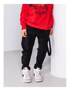 All for kids jogger tepláky s laclem černé