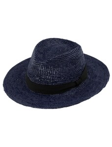 Fiebig Fedora Raffia - slaměný modrý klobouk - Bestseller