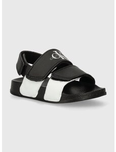 Dětské sandály Calvin Klein Jeans černá barva
