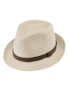 Unisex letní klobouk Trilby od Fiebig - Natur