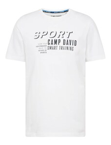 CAMP DAVID Tričko černá / bílá