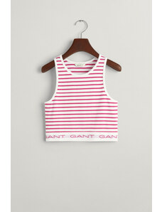 TOP GANT STRIPED RIBBED TANK TOP fialová 134/140