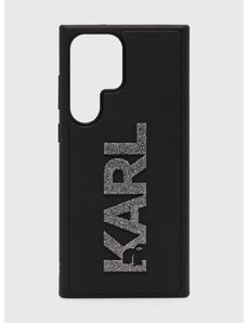 Obal na telefon Karl Lagerfeld S23 Ultra S918 černá barva