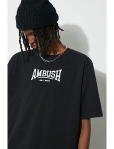Bavlněné tričko AMBUSH Graphic černá barva, s potiskem, BMAA006S24JER