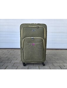 velký textilní kufr MTC - zelený
