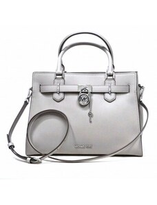 MICHAEL KORS dámská kabelka HAMILTON 35S3SHMS6L PEARL GREY MD SATCHEL LEATHER Michael Kors 35T1GHMS2L 196237080363