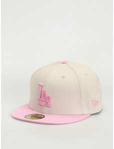New Era White Crown 59Fifty Los Angeles Dodgers (pink/ivory)růžová