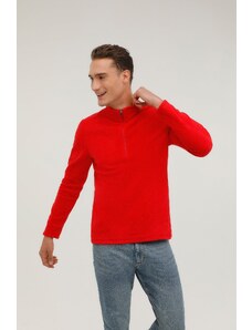 KINETIX Zippered Collar Fleece 2pr Men's Red Fleece