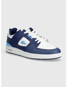 Sneakers boty Lacoste Court Cage Leather tmavomodrá barva, 47SMA0050