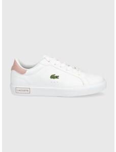 Dětské sneakers boty Lacoste růžová barva