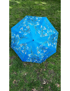 Dámský holový vystřelovací deštník Vincent van Gogh - Mandlové květy