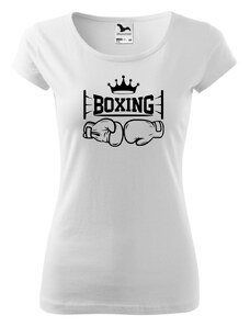 Fenomeno Dámské tričko Boxing - bílé