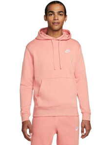 NIKE NSW Club Fleece Hoodie ORANGE