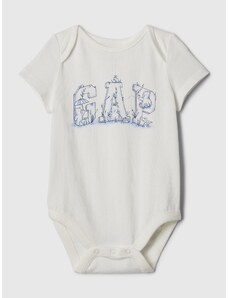 GAP Baby body z organické bavlny Béžová