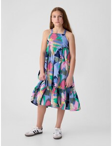 GAP Dívčí květované midi šaty - Holky