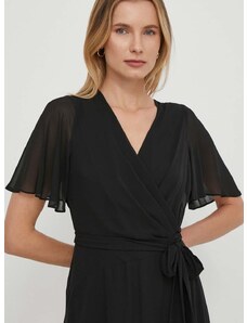 Šaty Lauren Ralph Lauren černá barva, midi, 250909381