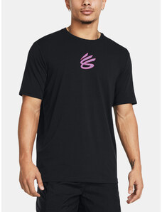 Under Armour Tričko Curry Girl Dad Tee-BLK - Pánské