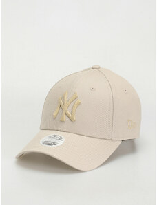 New Era Metallic Logo 9Forty New York Yankees (stone/gold)šedá
