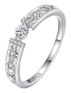 Stříbrný prsten Zásnuby ❘ Daniek