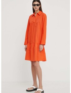 Šaty Marc O'Polo oranžová barva, midi, oversize