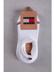 Tommy Hilfiger Bílé balerínkové ponožky TJ Footie Iconic - dvojbalení