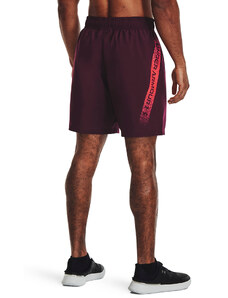 Pánské kraťasy Under Armour Woven Graphic Shorts Dark Maroon