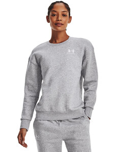 Dámská mikina Under Armour Essential Fleece Crew Mod Gray Light Heather