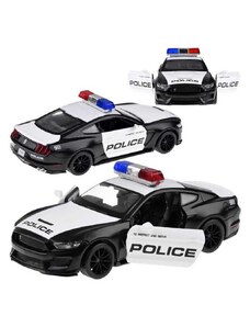 JOKOMISIADA Kovové policejní auto Ford Shelby GT350 v měřítku 1:32 se světelnou signalizací ZA4610