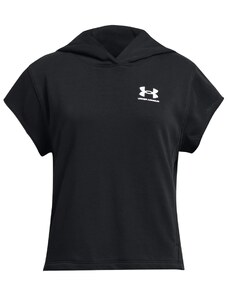 Mikina s kapucí Under Armour Rival Terry Short Sleeve Hoodie 1382688-001