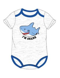 ARIAshop Body pro miminka, krátký rukáv Shark