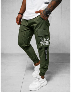 Pánské Chino Kalhoty Khaki OZONEE O/PS5516