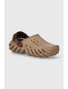 Pantofle Crocs X - (Echo) Clog hnědá barva, 207937