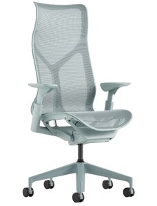 Světle modrá kancelářská židle Herman Miller Cosm H