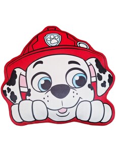 Halantex Tvarovaný 3D polštářek Tlapková patrola - Paw Patrol - motiv Marshall - 40 x 35 cm