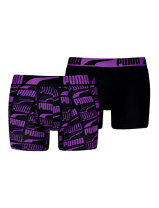 Puma MEN PRINTED BOXER 2P purple