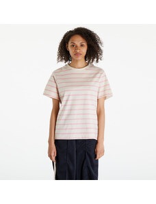 Dámské tričko Urban Classics Ladies Striped Boxy Tee Lemonadepink/ Whitesand
