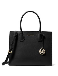 Michael Kors Mercer large kožená kabelka černá